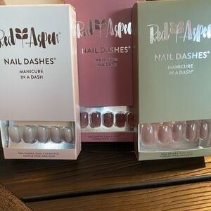 Nail Dashes, 3 sets. Brand new in boxes.